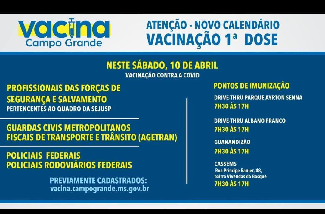 Campo Grande aplica mais de 10 mil doses em 24h