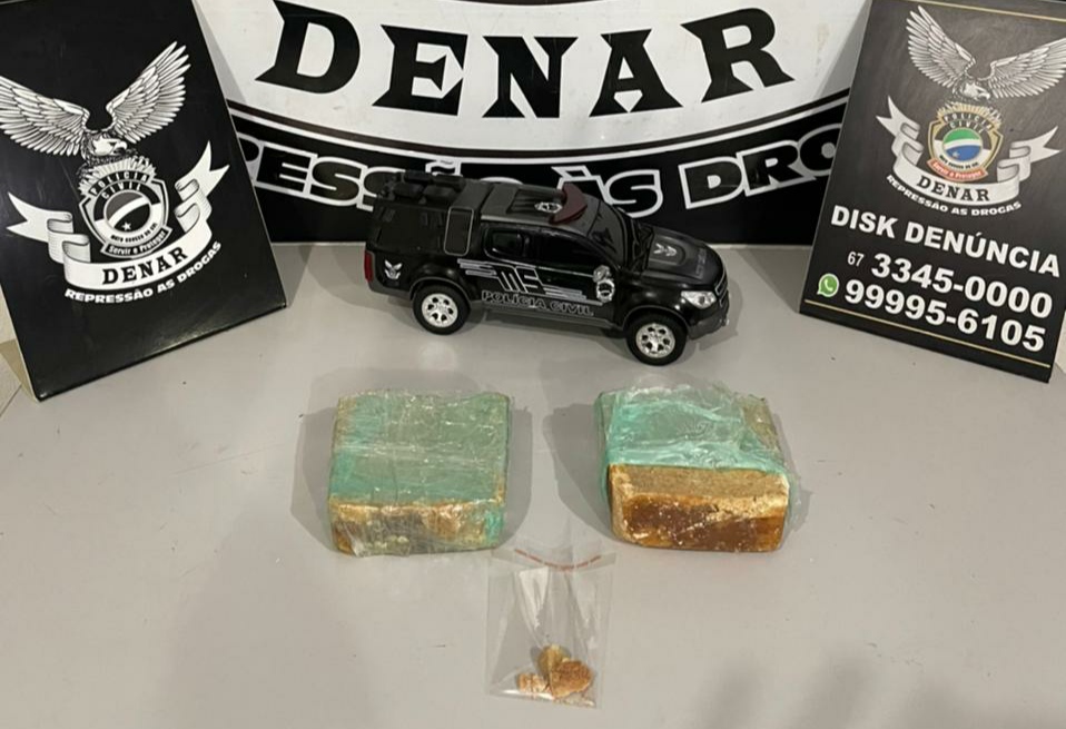 Polícia Civil fecha ponto de distribuição de drogas no Aero Rancho