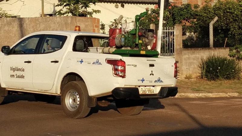 Combate ao aedes aegypiti é reforçado em quatro bairros com o uso do fumacê