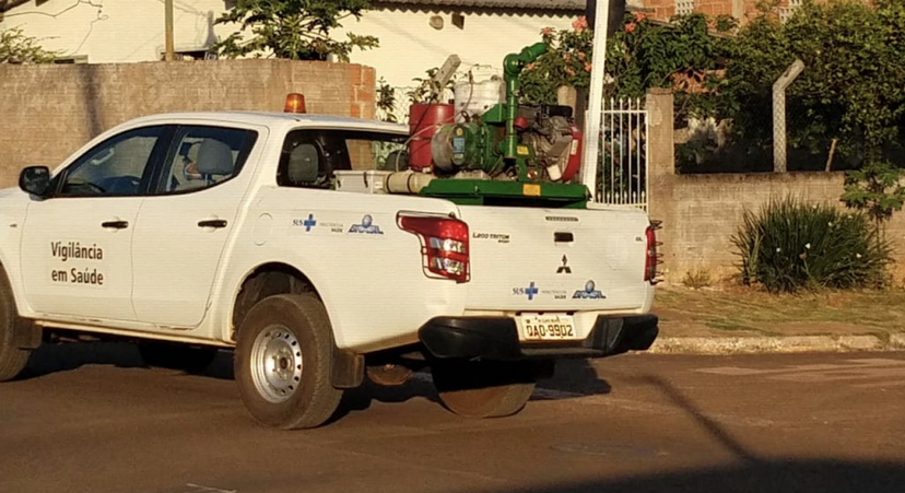 Combate ao aedes aegypiti é reforçado em quatro bairros com o uso do fumacê