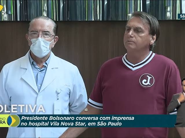 Camarão não mastigado causou obstrução de Bolsonaro, diz médico