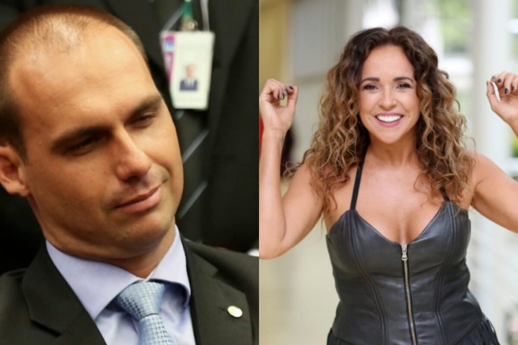 Daniela Mercury decide processar Eduardo Bolsonaro