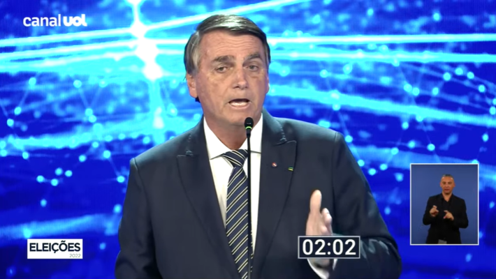 Jair Bolsonaro contou 30 mentiras durante o 1º debate eleitoral