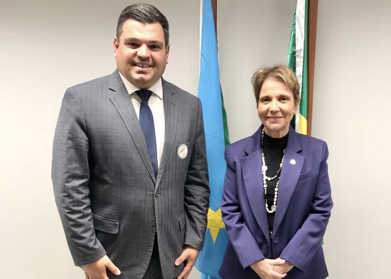 Vereador Silvio Pitu cumpre agenda em Brasília com senadora Tereza Cristina