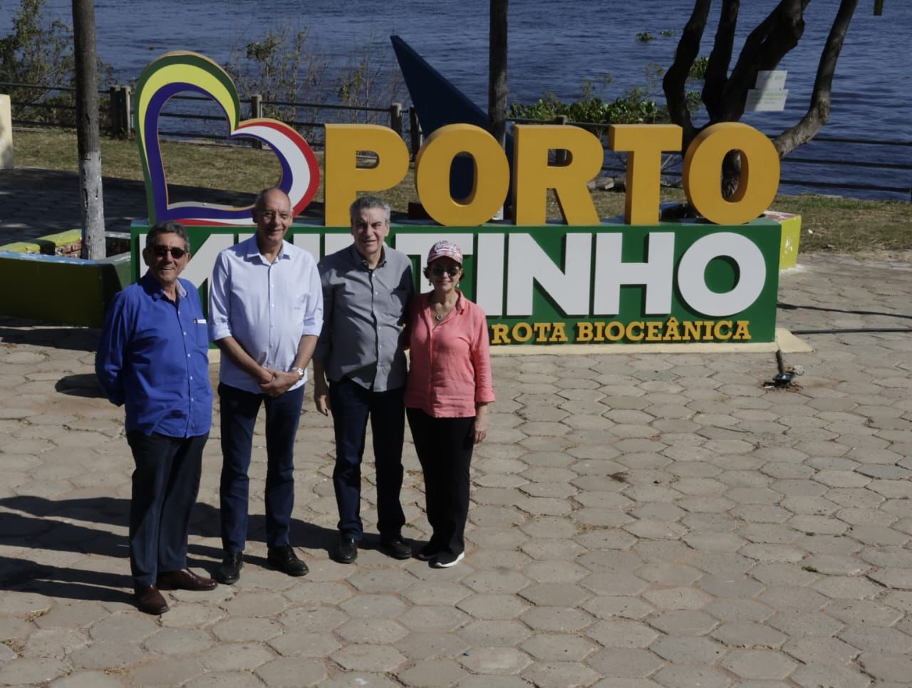 Em Porto Murtinho, Paulo Corrêa faz visita técnica às obras da Ponte Bioceânica