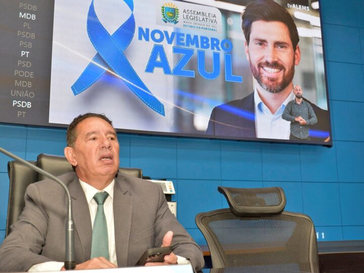 Presidente da ALEMS destaca importância da prevenção e diagnóstico precoce na campanha do Novembro Azul