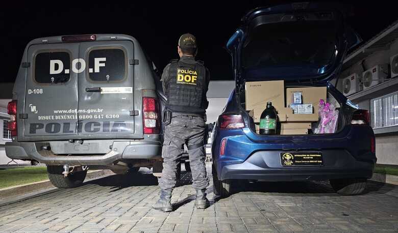 Mulher é presa com mais de R$ 110 mil em produtos contrabandeados do Paraguai