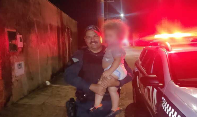 Força Tática da 11ª CIPM salva menino de 2 anos engasgado em Campo Grande