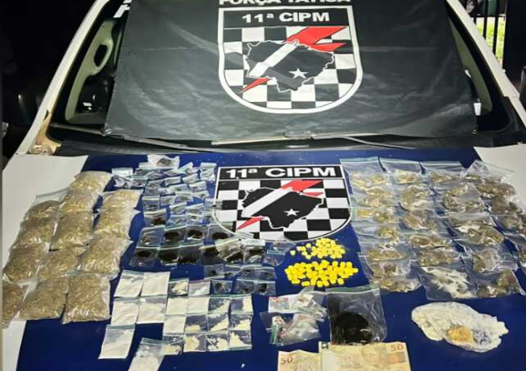Falso moto Uber é preso pela PM operando esquema de ‘disk drogas’ no Monte Castelo