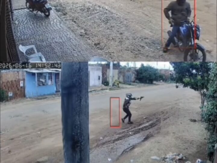 Tentativa de homicídio é registrada por câmeras na Comunidade Homex, em Campo Grande